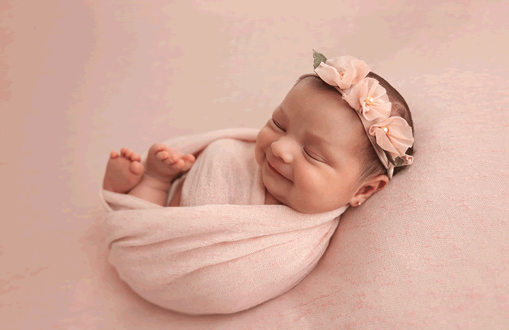slide2 new born in pink